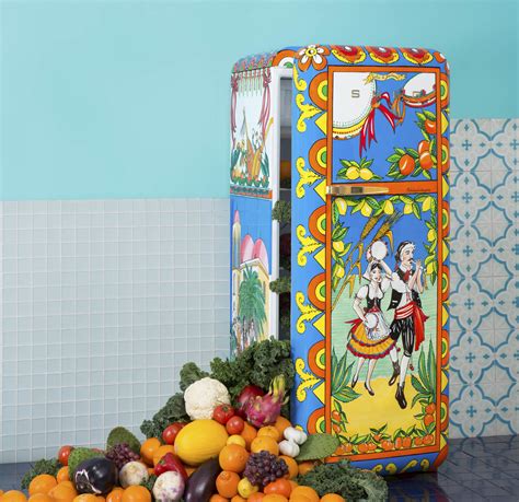 smeg versace fridge|smeg fridge dolce and gabbana.